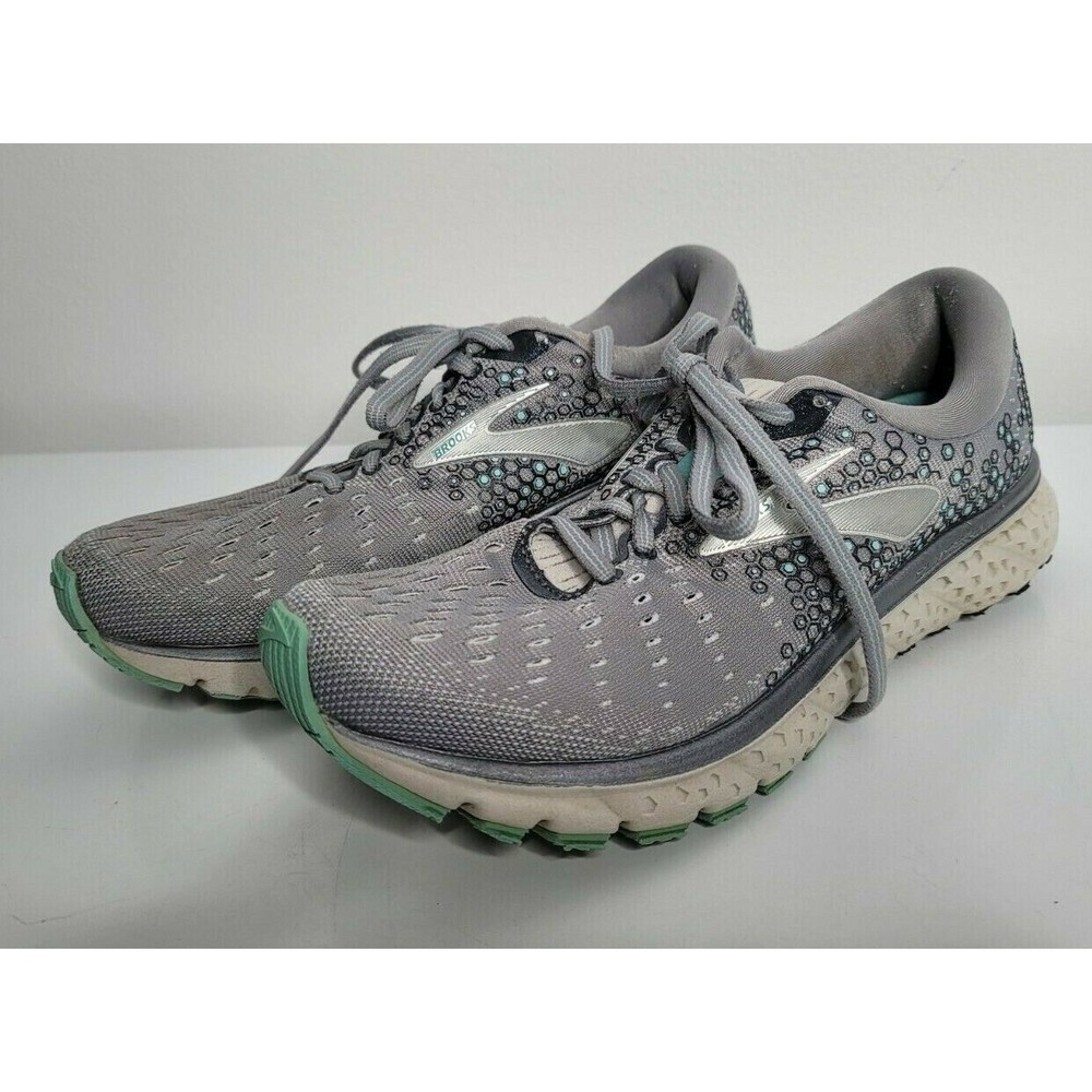 BROOKS Womens Glycerin‎ Gray 17 Athletic Running Shoes 7 Sneakers 1202831B070